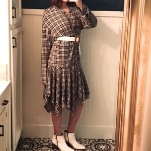 Free People Ragged Hem Jacket And Dress